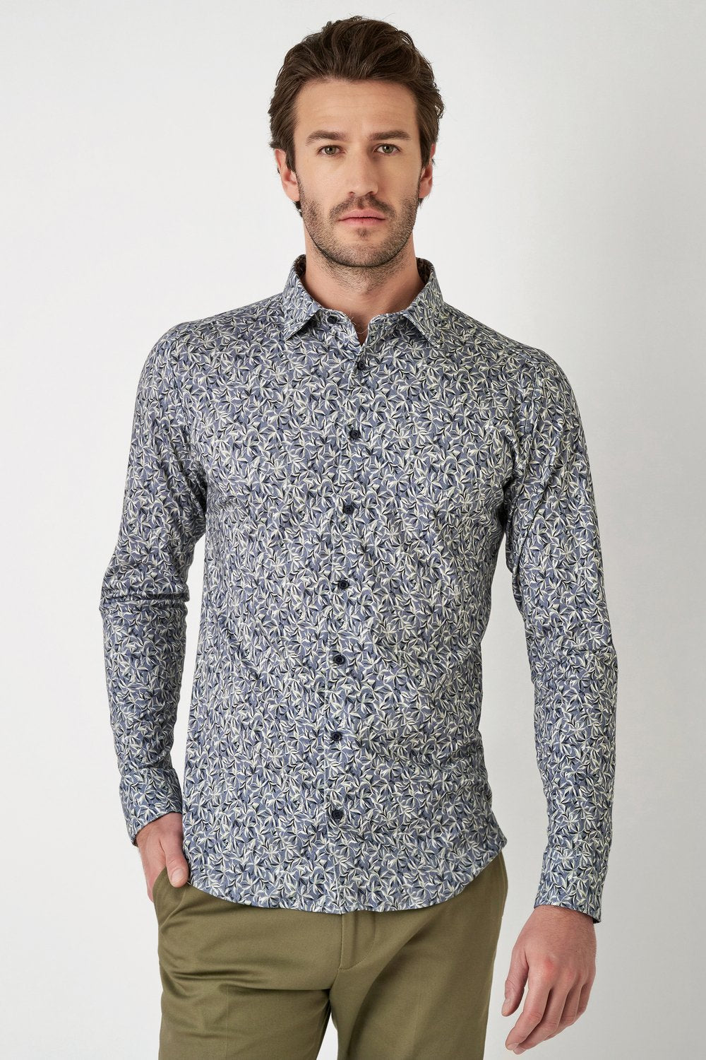 Casualhemd - Kentkragen