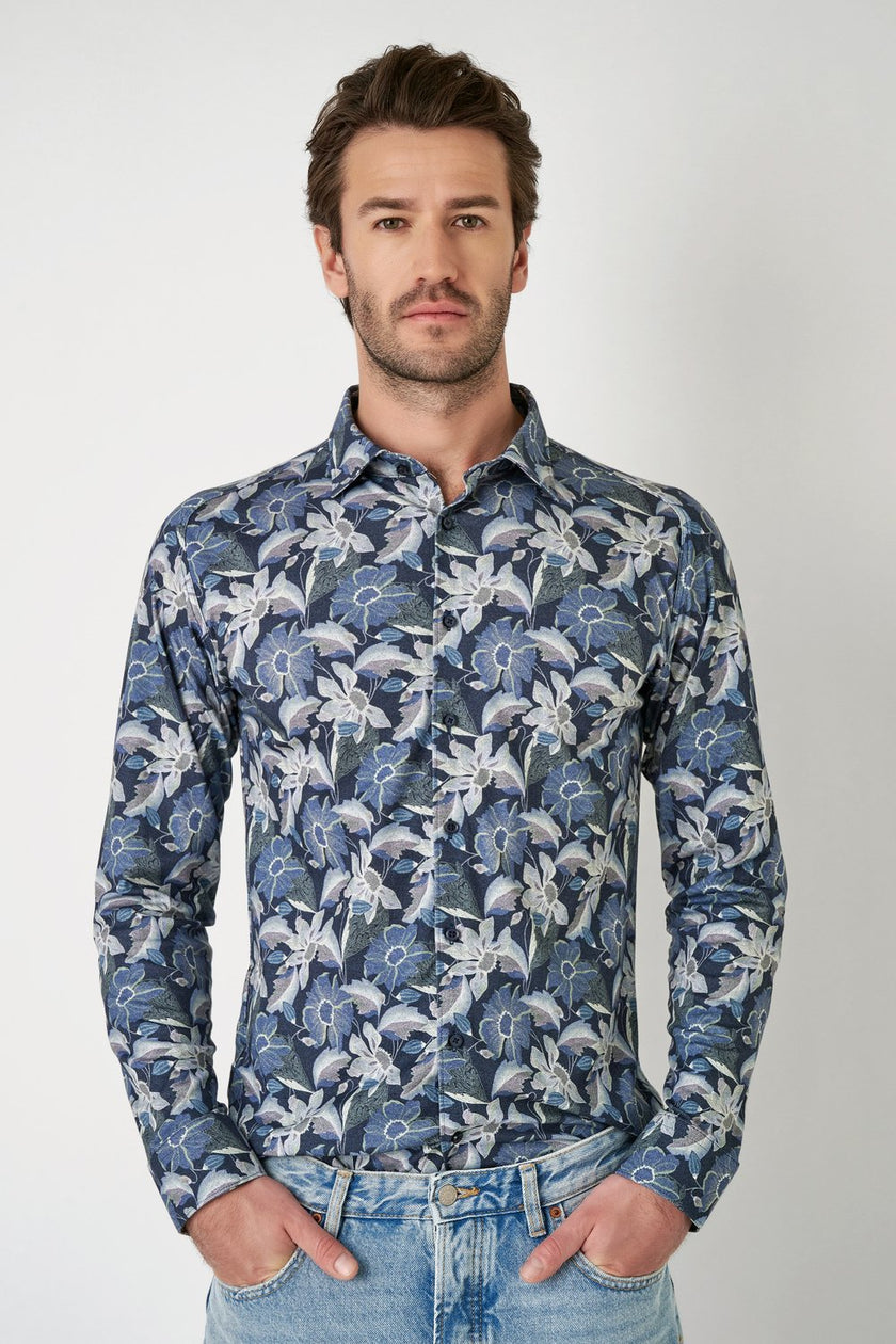 Casualhemd - Kentkragen