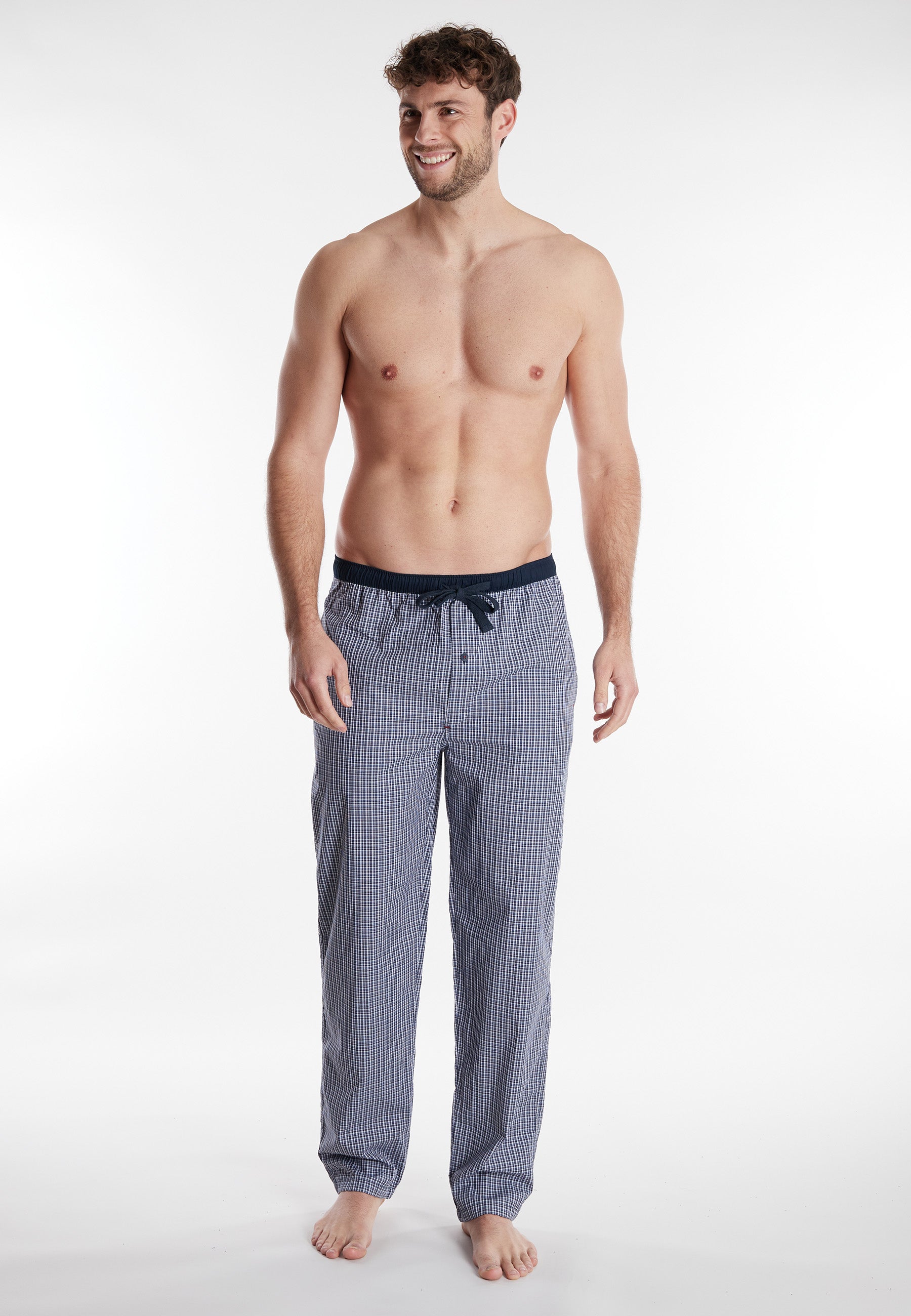 Lange-Hose - kariert - 1er Pack