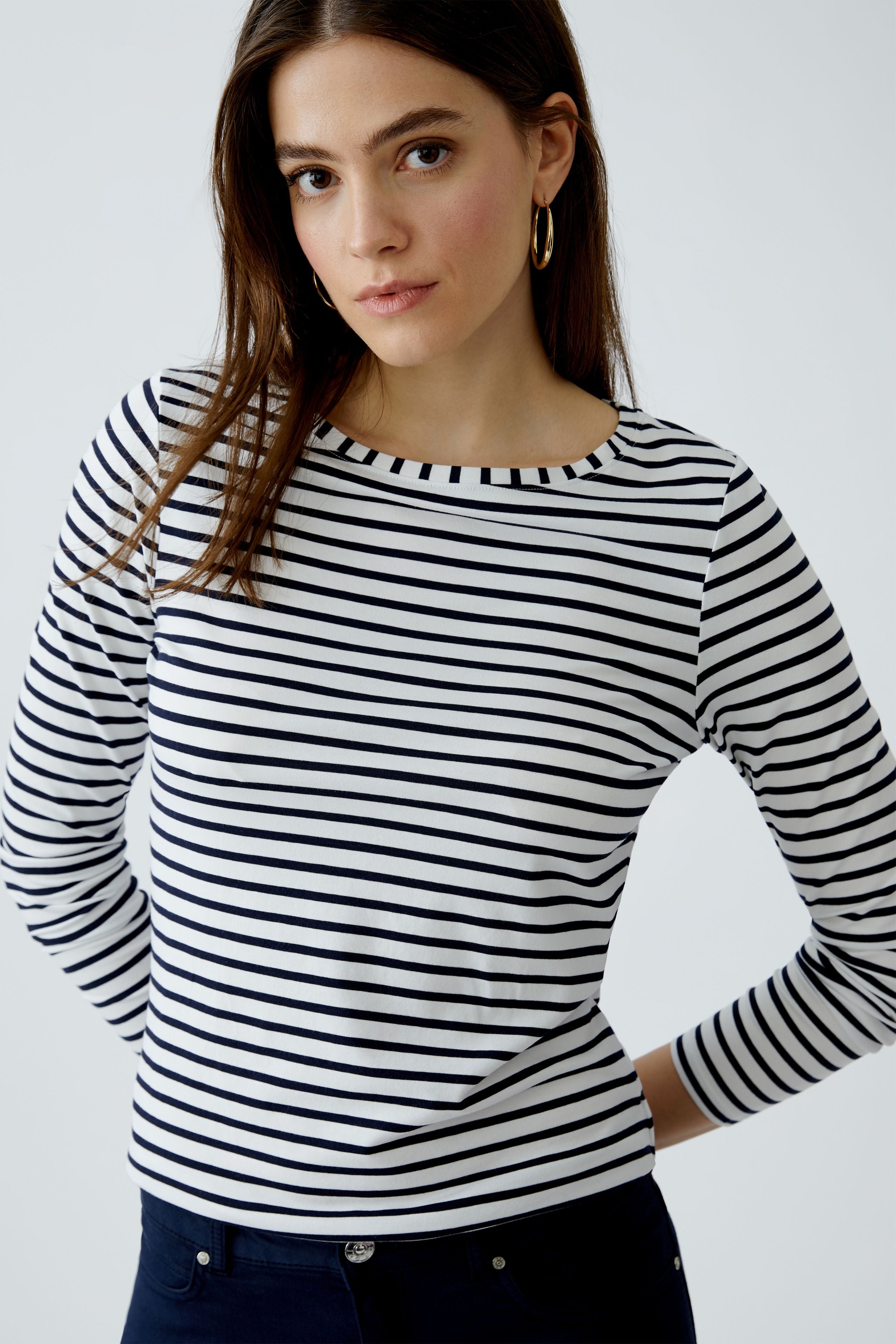 Langarmshirt - Ringel