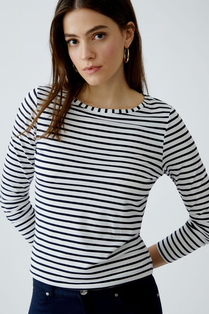 Langarmshirt - Ringel