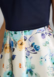 Abendkleid - Flowerprint