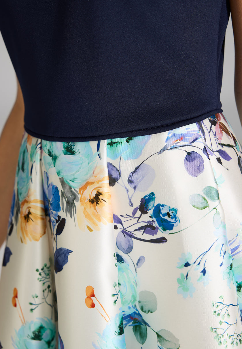 Abendkleid - Flowerprint