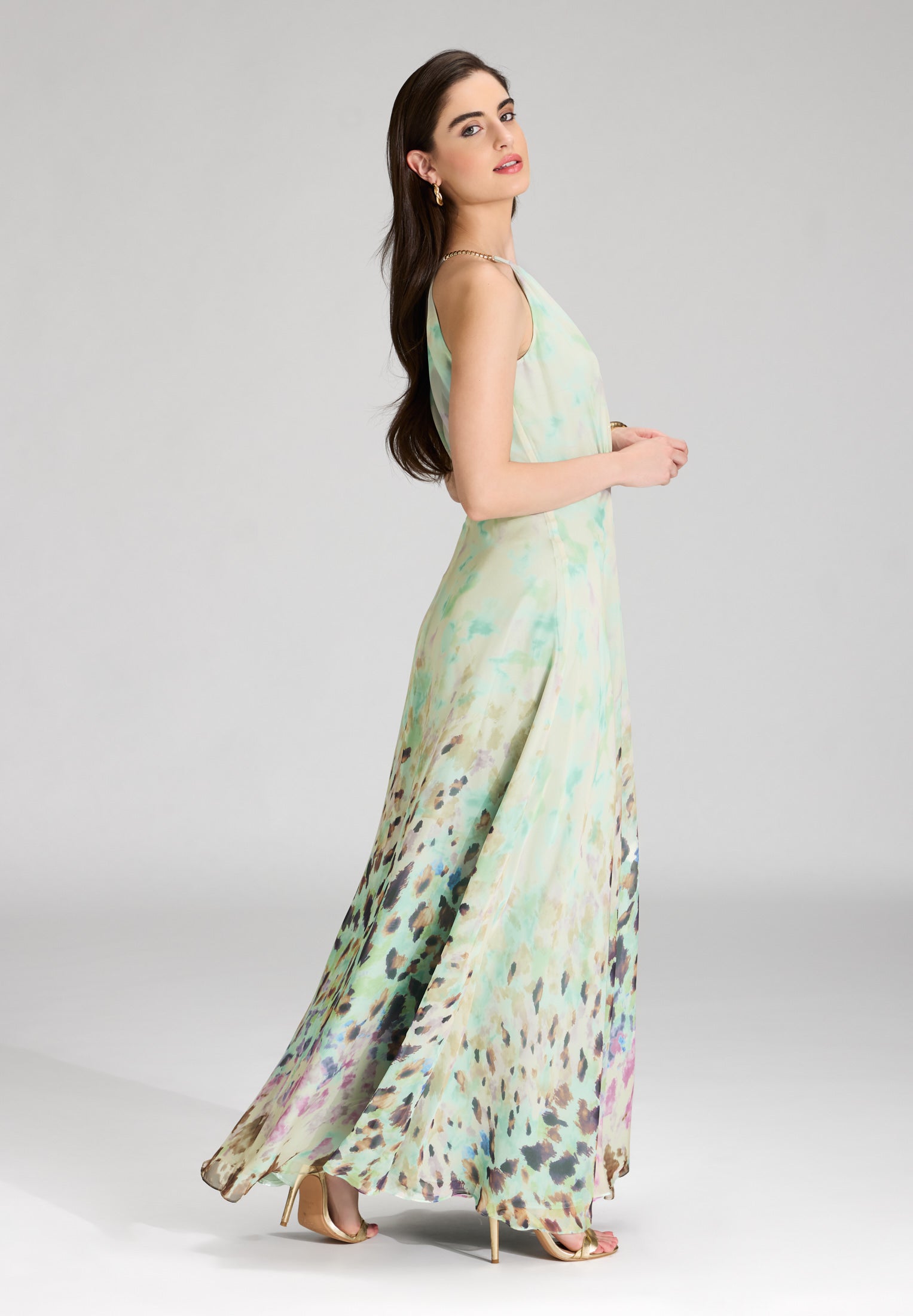 Abendkleid - Animal Print