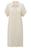 Hemdblusenkleid - Midilänge