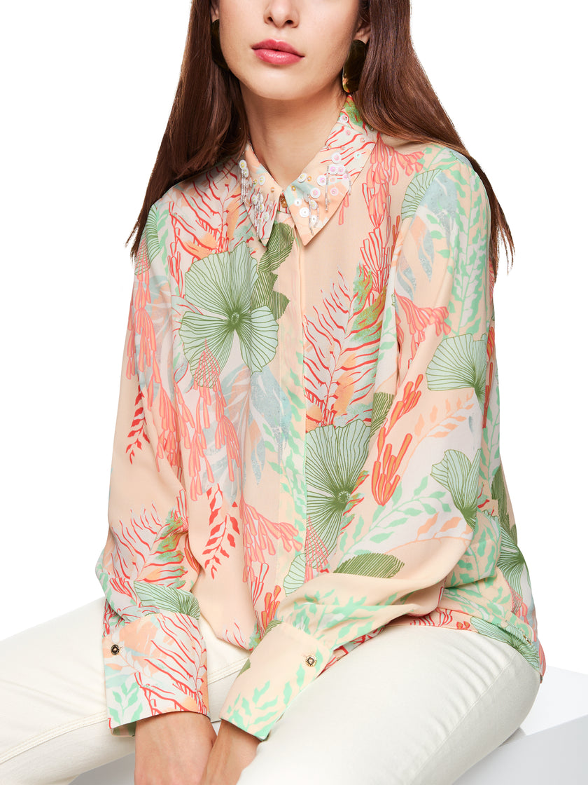 Bluse - Floralprint