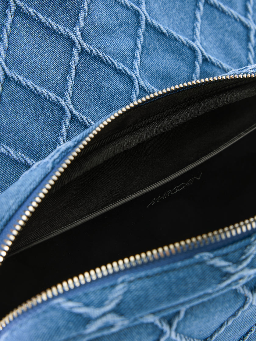 Schultertasche - Jeansmaterial