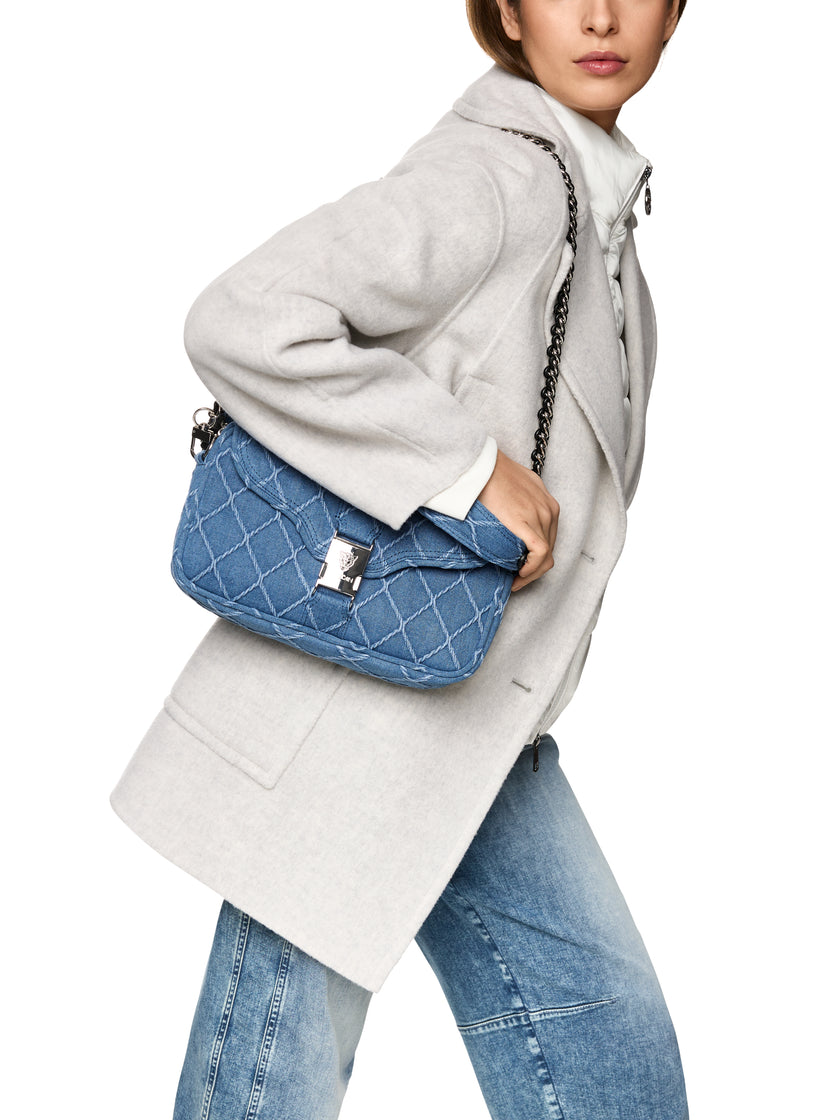 Schultertasche - Jeansmaterial