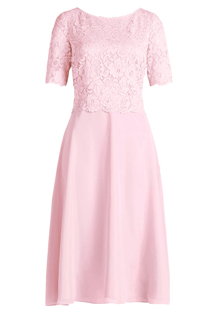 Cocktailkleid - Chiffon und Spitze
