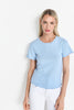 Rib T-Shirt - Muschelsaum
