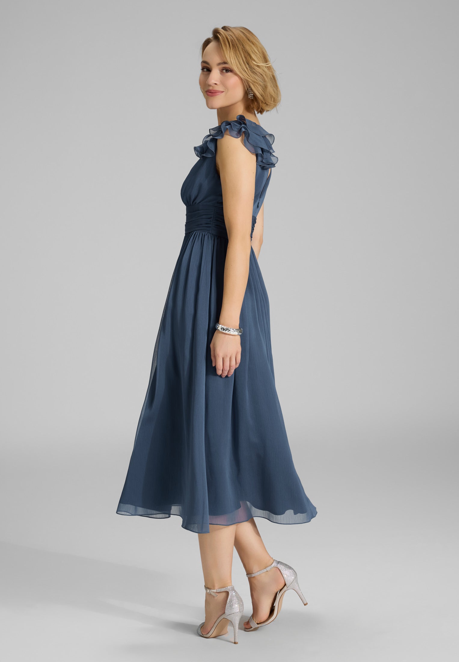 Cocktailkleid - Crinkle Chiffon