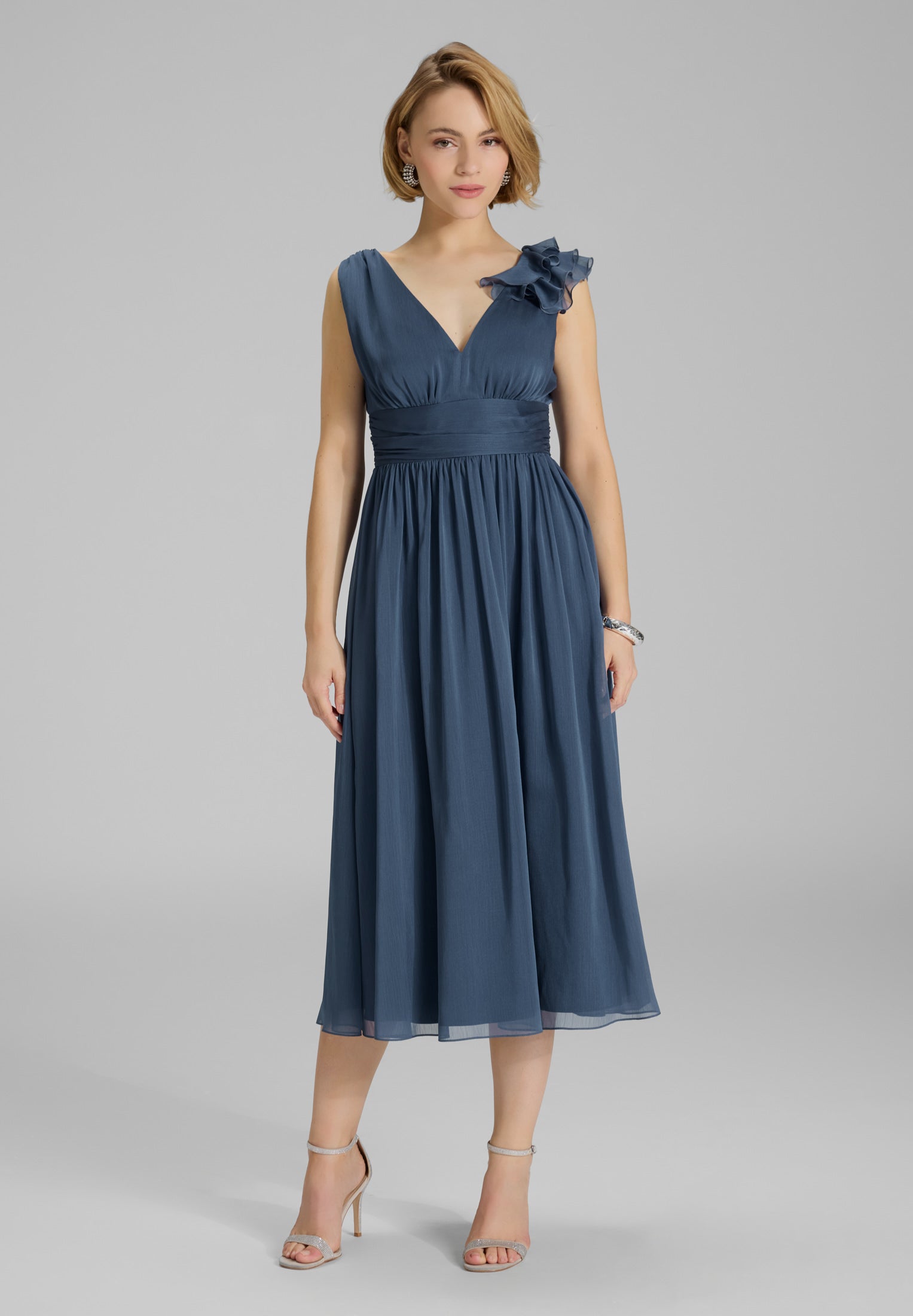 Cocktailkleid - Crinkle Chiffon