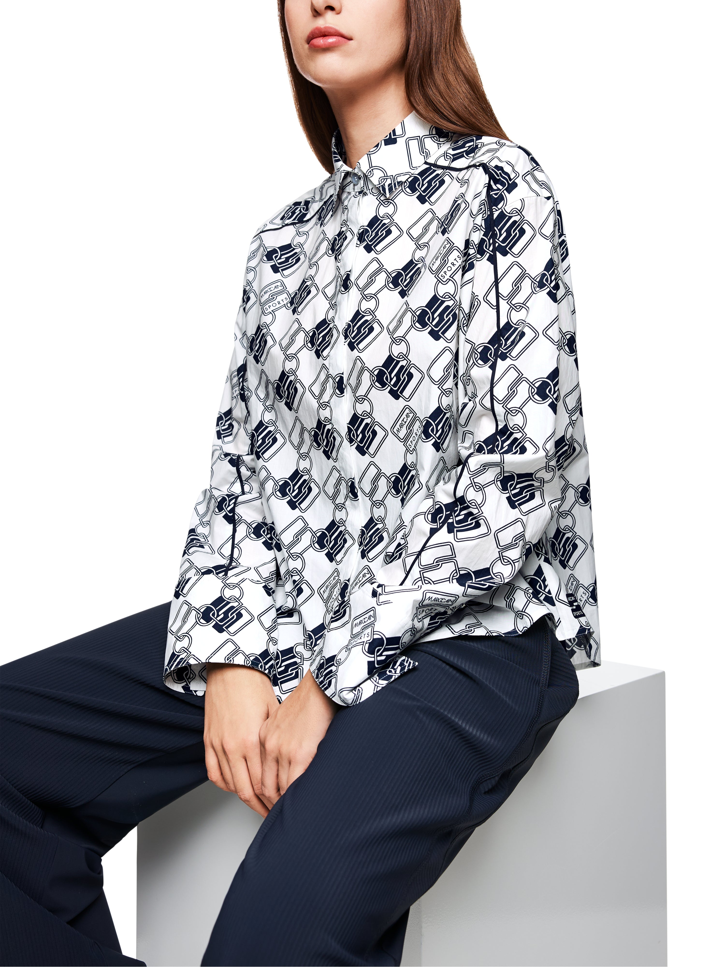 Bluse - Alloverprint