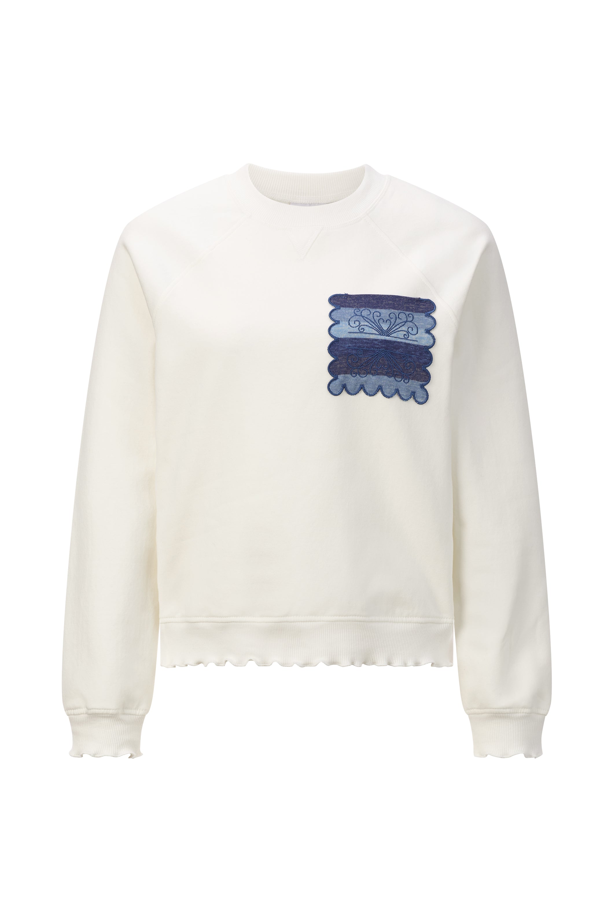 Sweatshirt - Muschelsaum