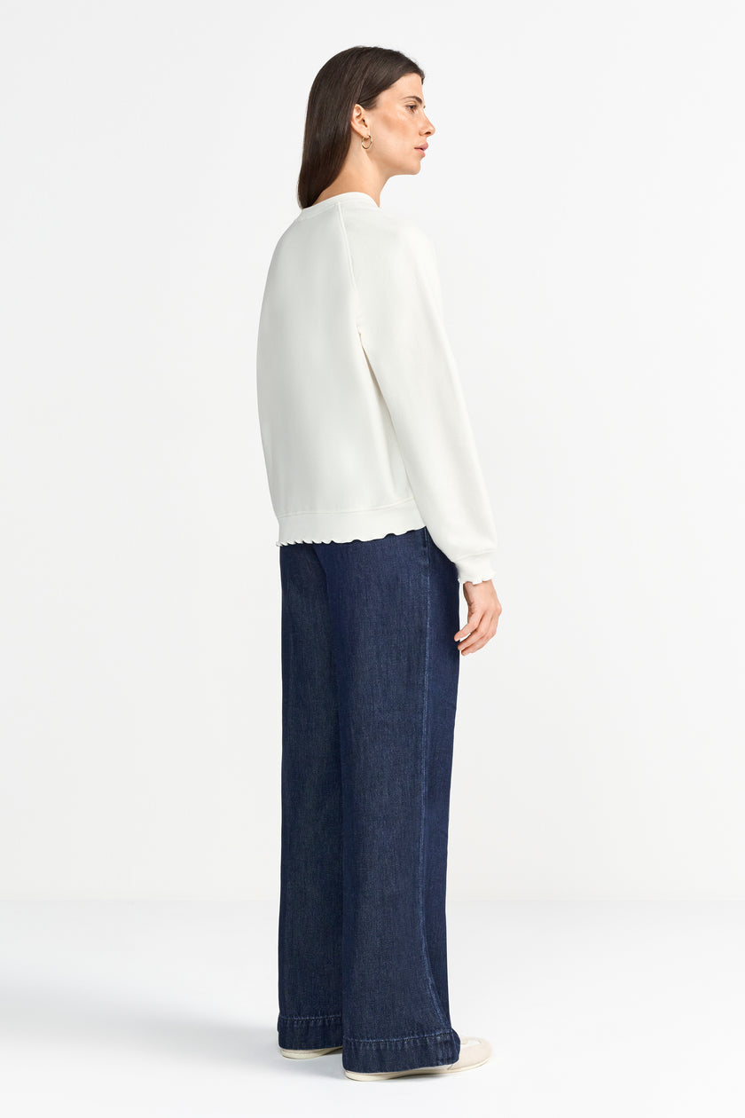 Sweatshirt - Muschelsaum