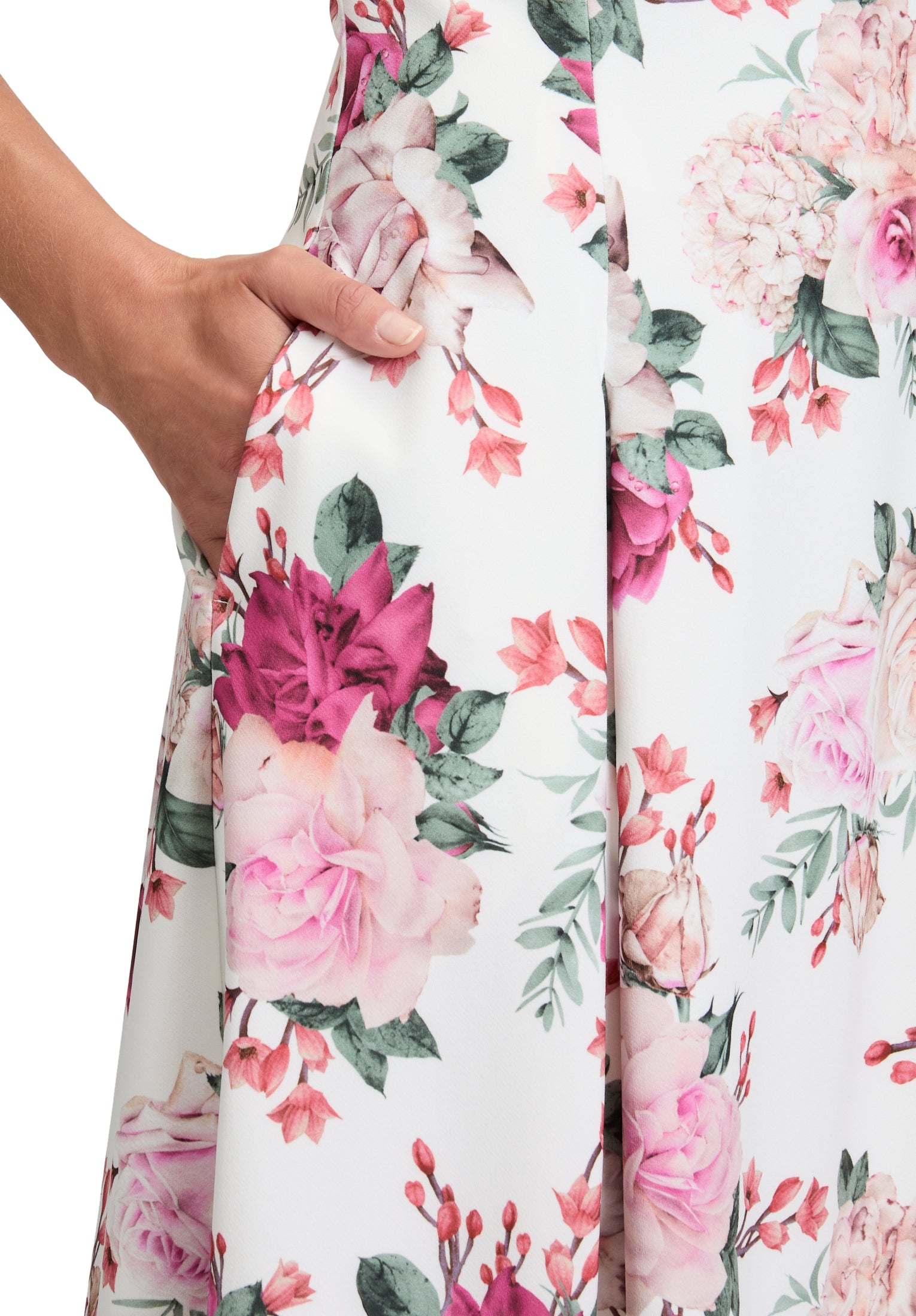 Cocktailkleid - Blütenprint