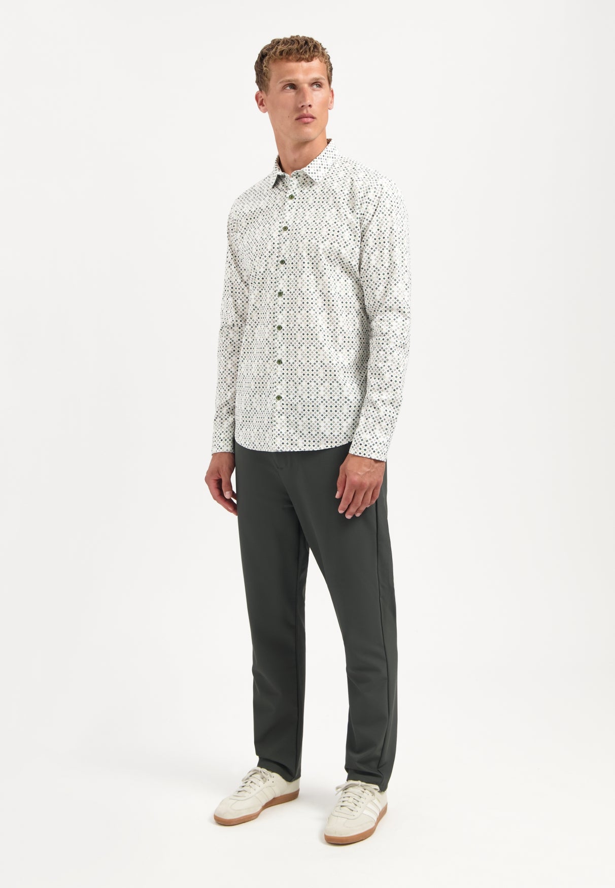 Langarmhemd - Alloverprint