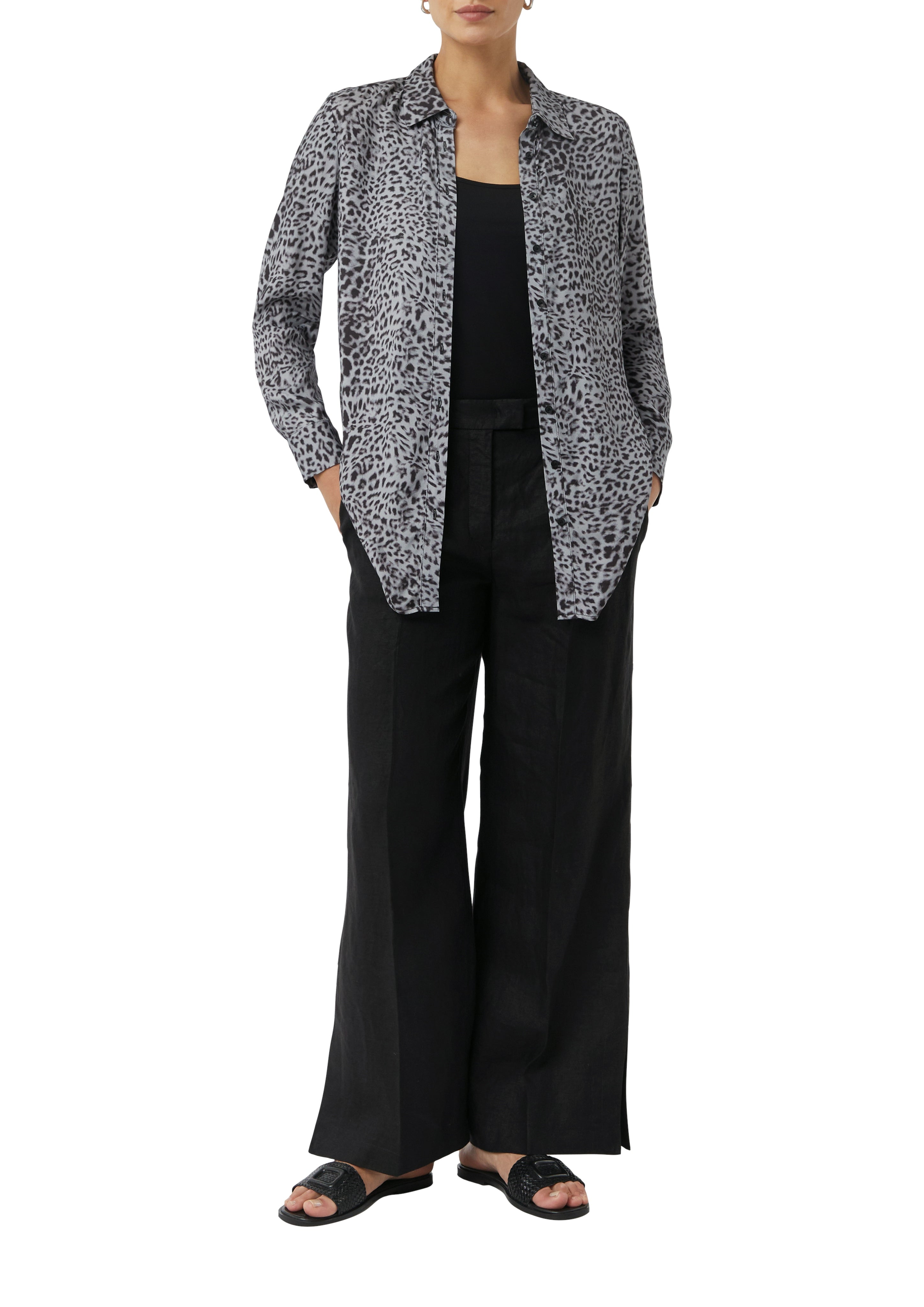 Longbluse - Animalprint