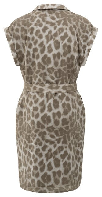 Midikleid _ Leopardenmuster