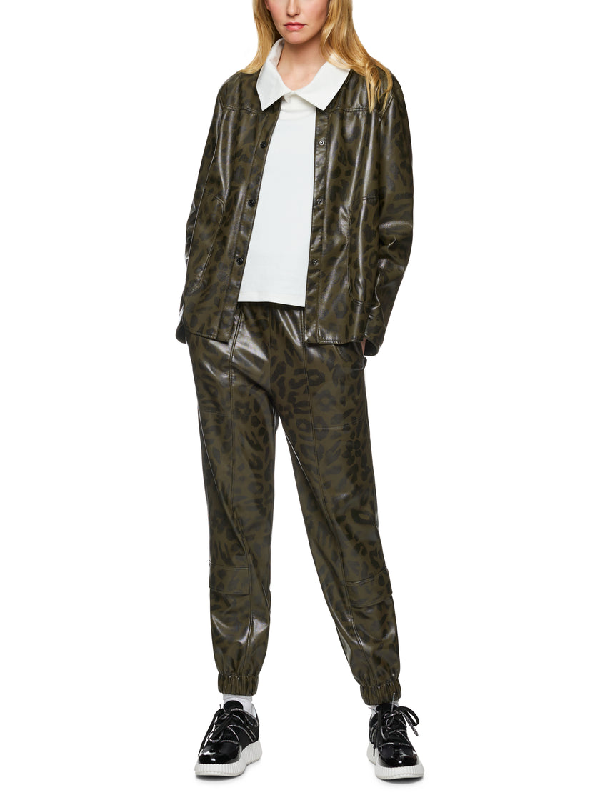 Joggpant - Lederimitat - Roye