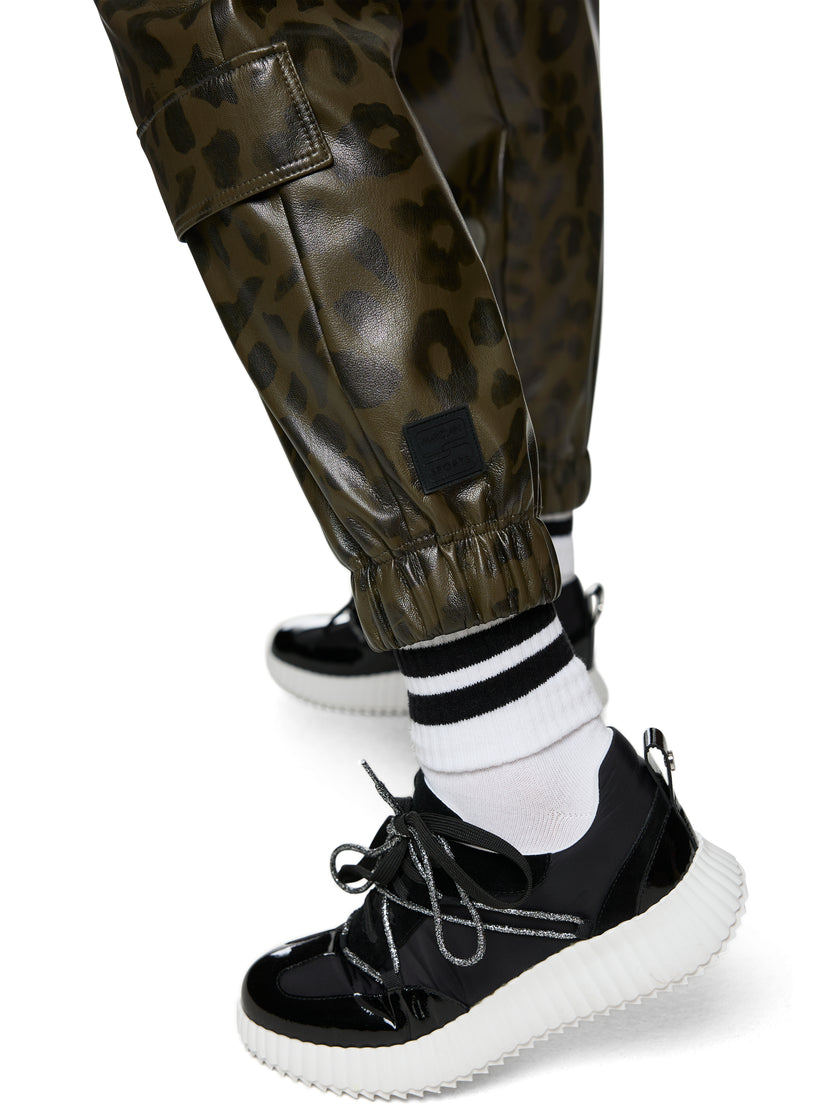 Joggpant - Lederimitat - Roye