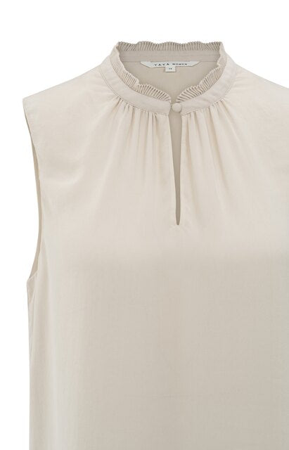 Bluse - Rüschenkragen