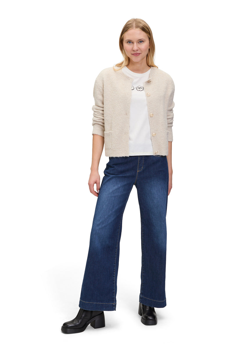 Strickjacke - Wollmix