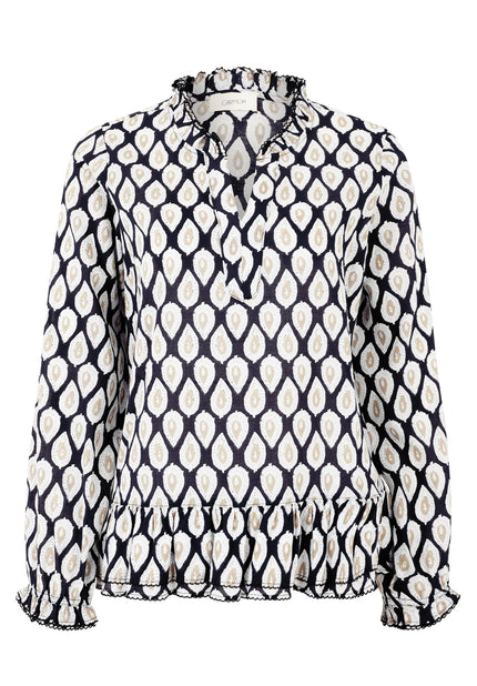 Bluse - Rüschenbesatz