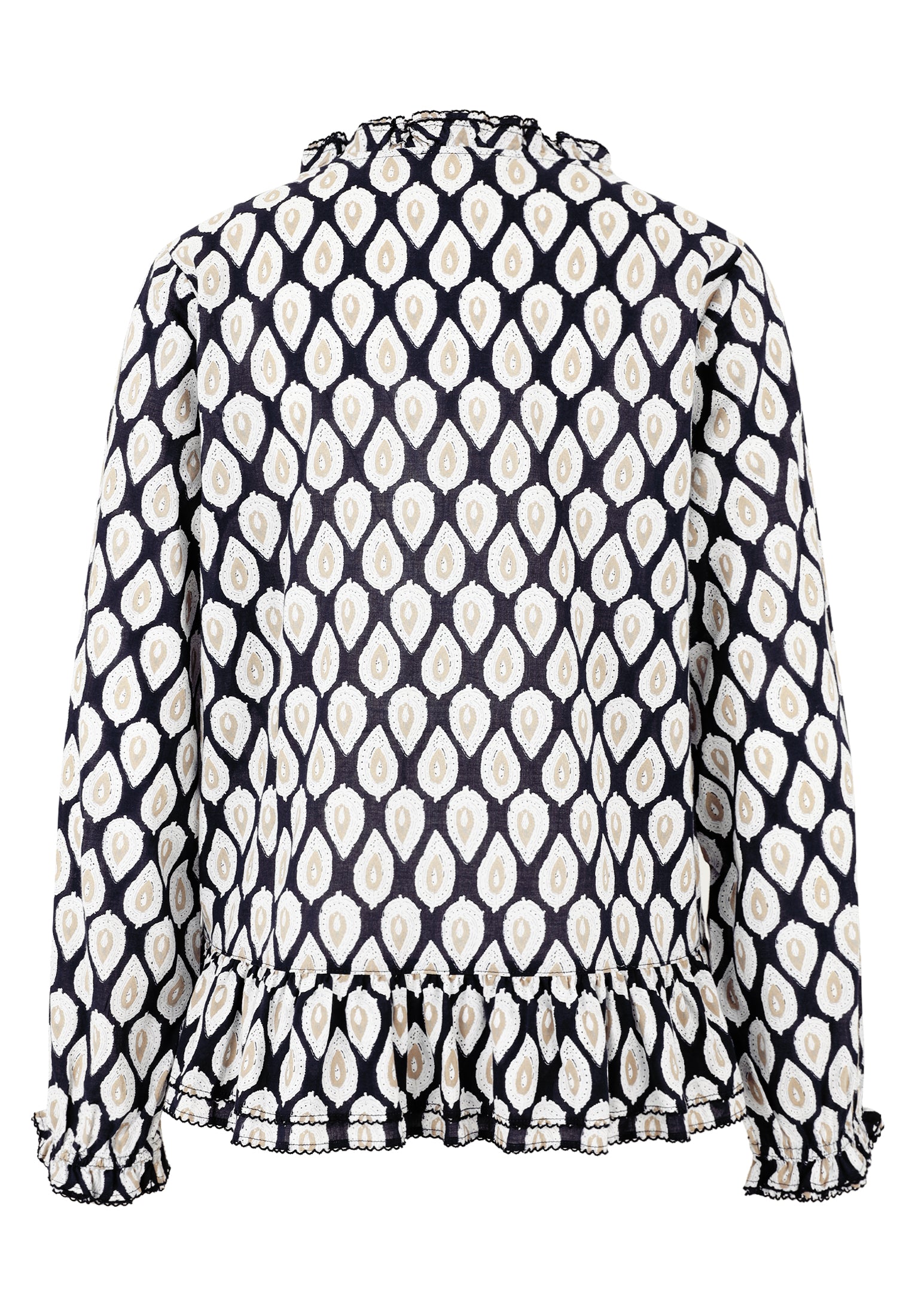 Bluse - Rüschenbesatz