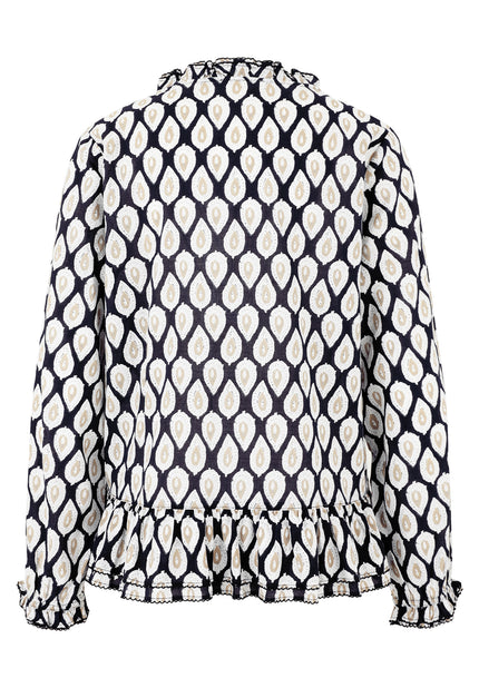 Bluse - Rüschenbesatz