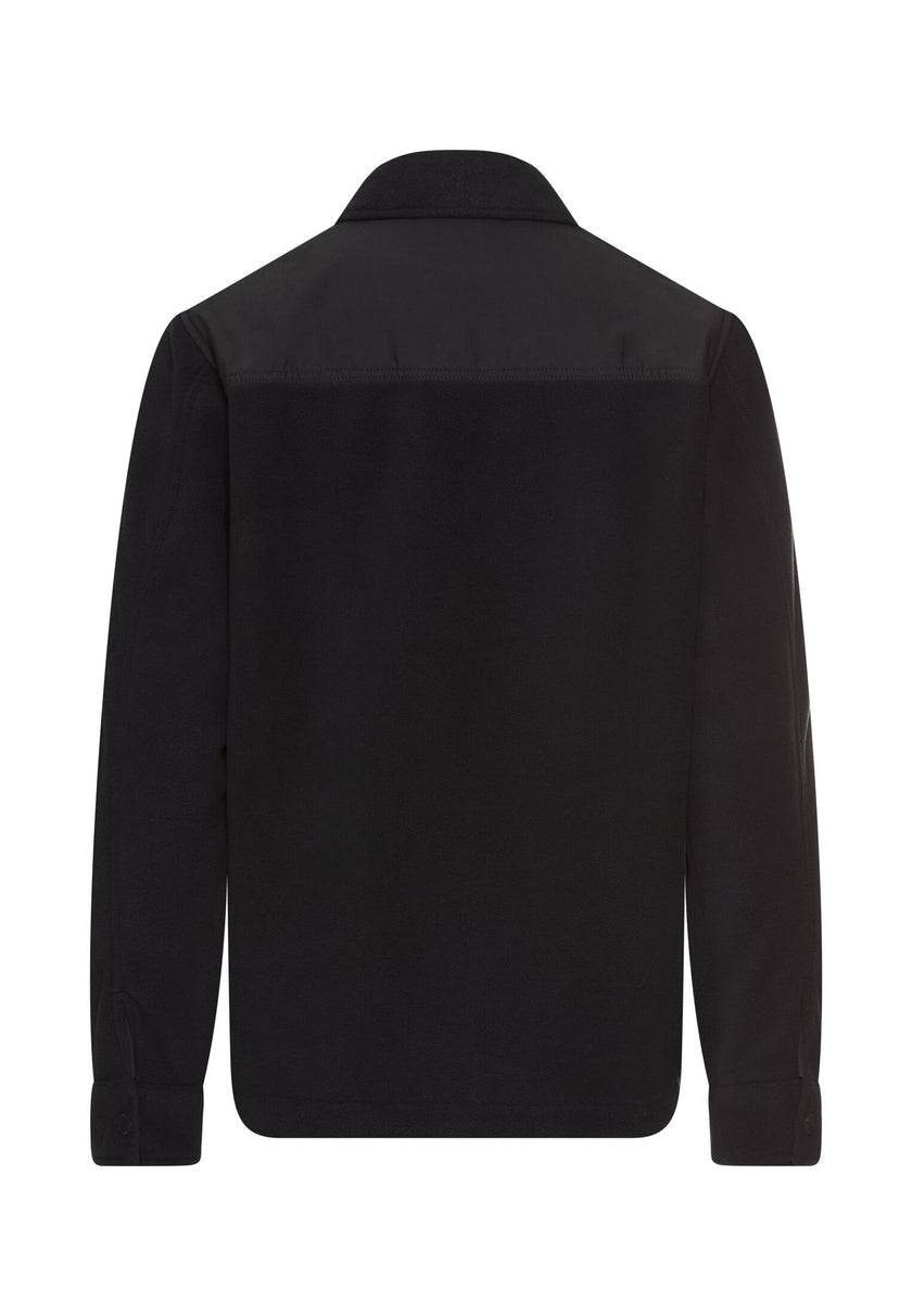 Sweatjacke - Materialmix