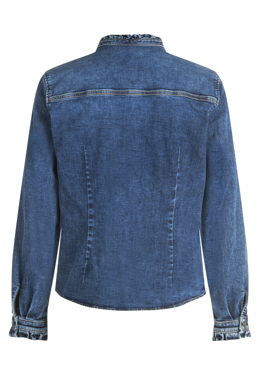 Jeansbluse - Slim Fit