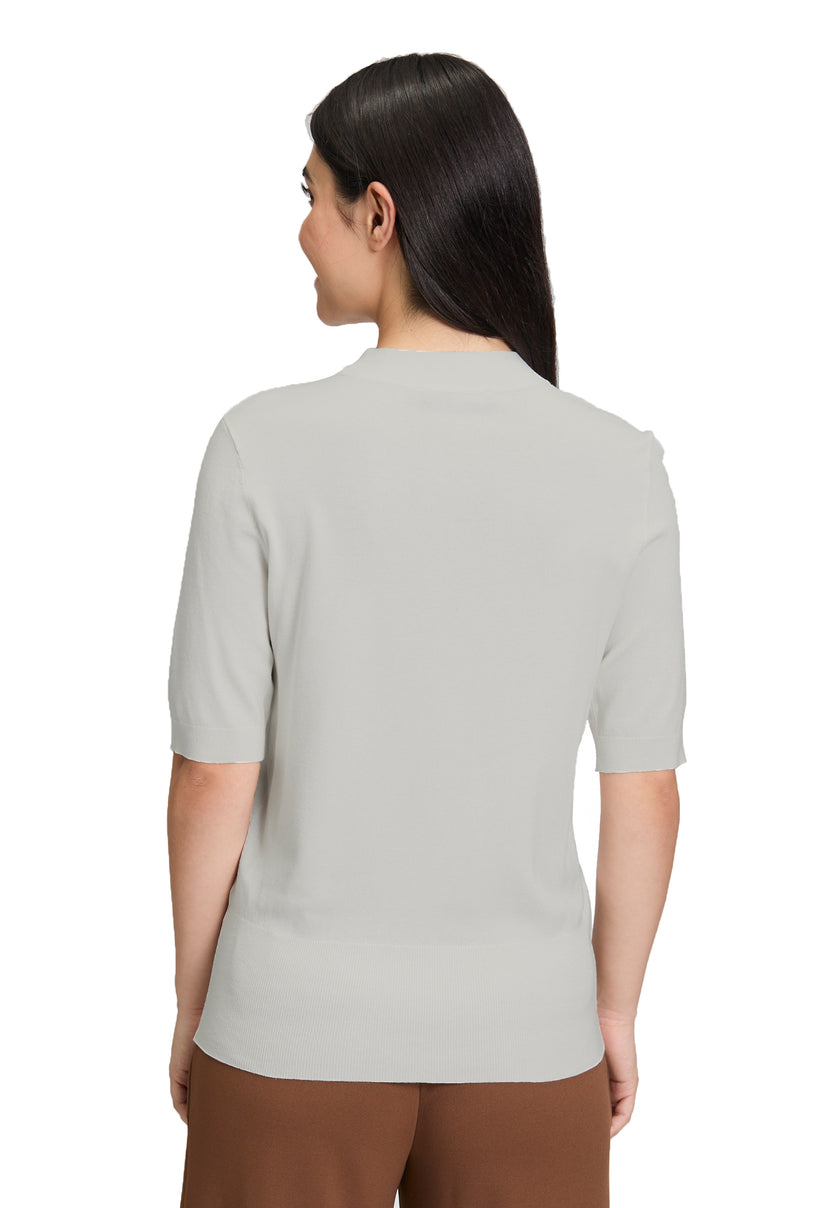 Strickpullover - Stehkragen