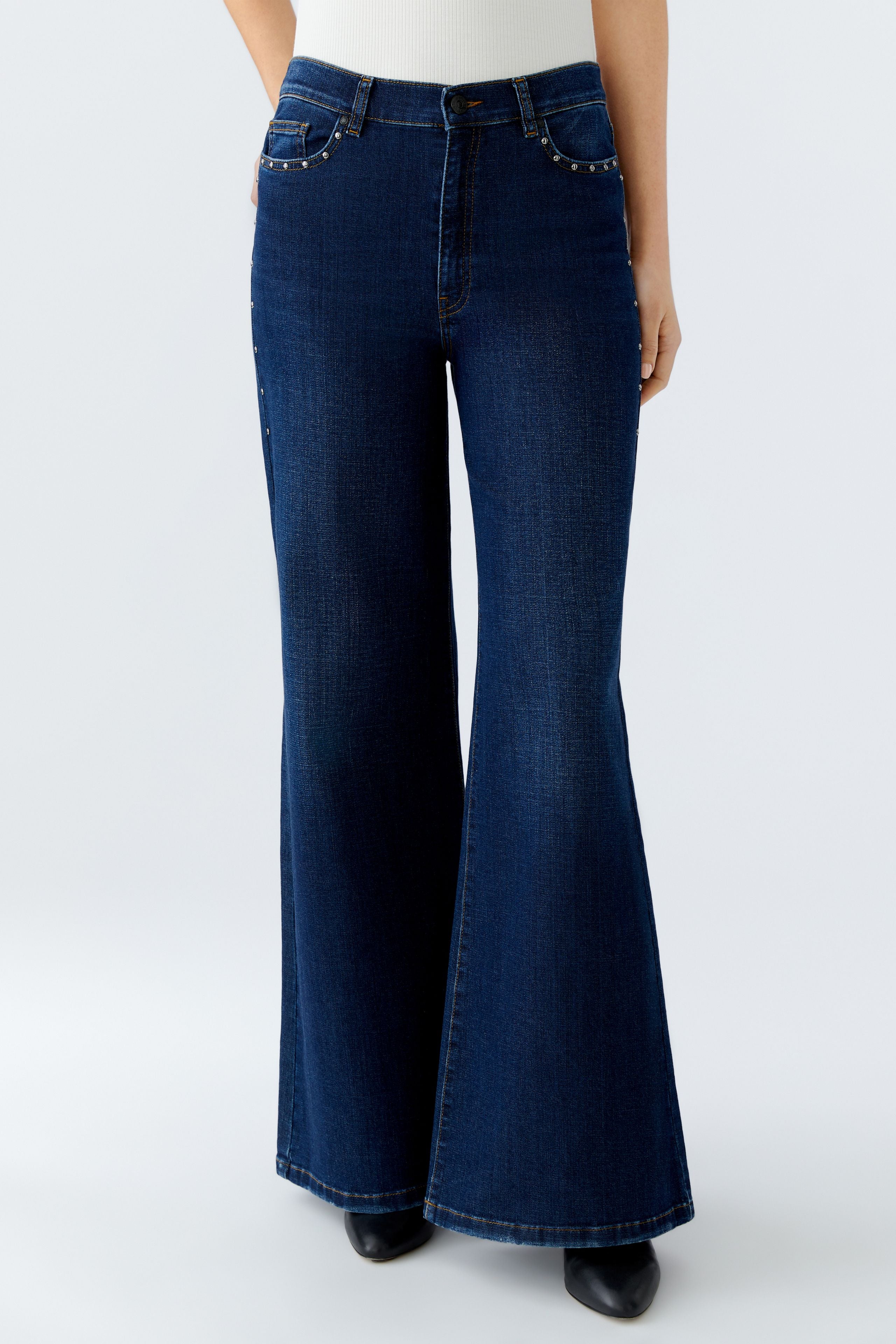 Jeans -  PALAZZO - high waist