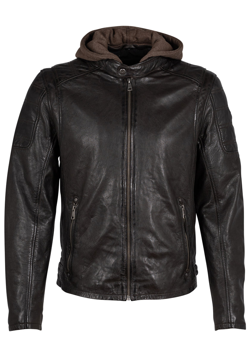 Lederjacke - Rylo LAKEV