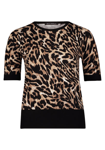 Feinstrickpullover. - Animalprint