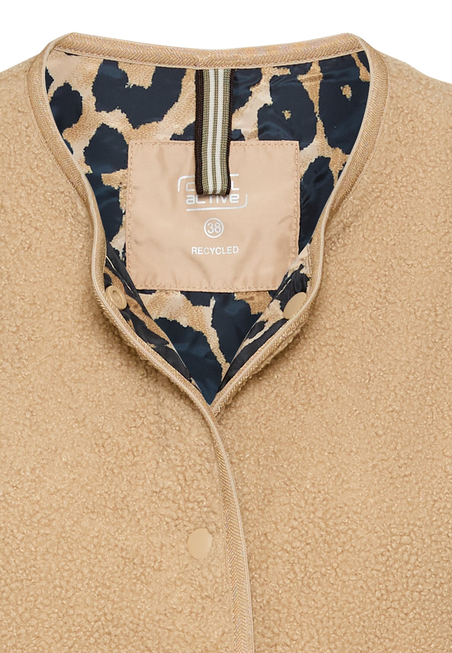 Fleece-Weste mit Knopfverschluss