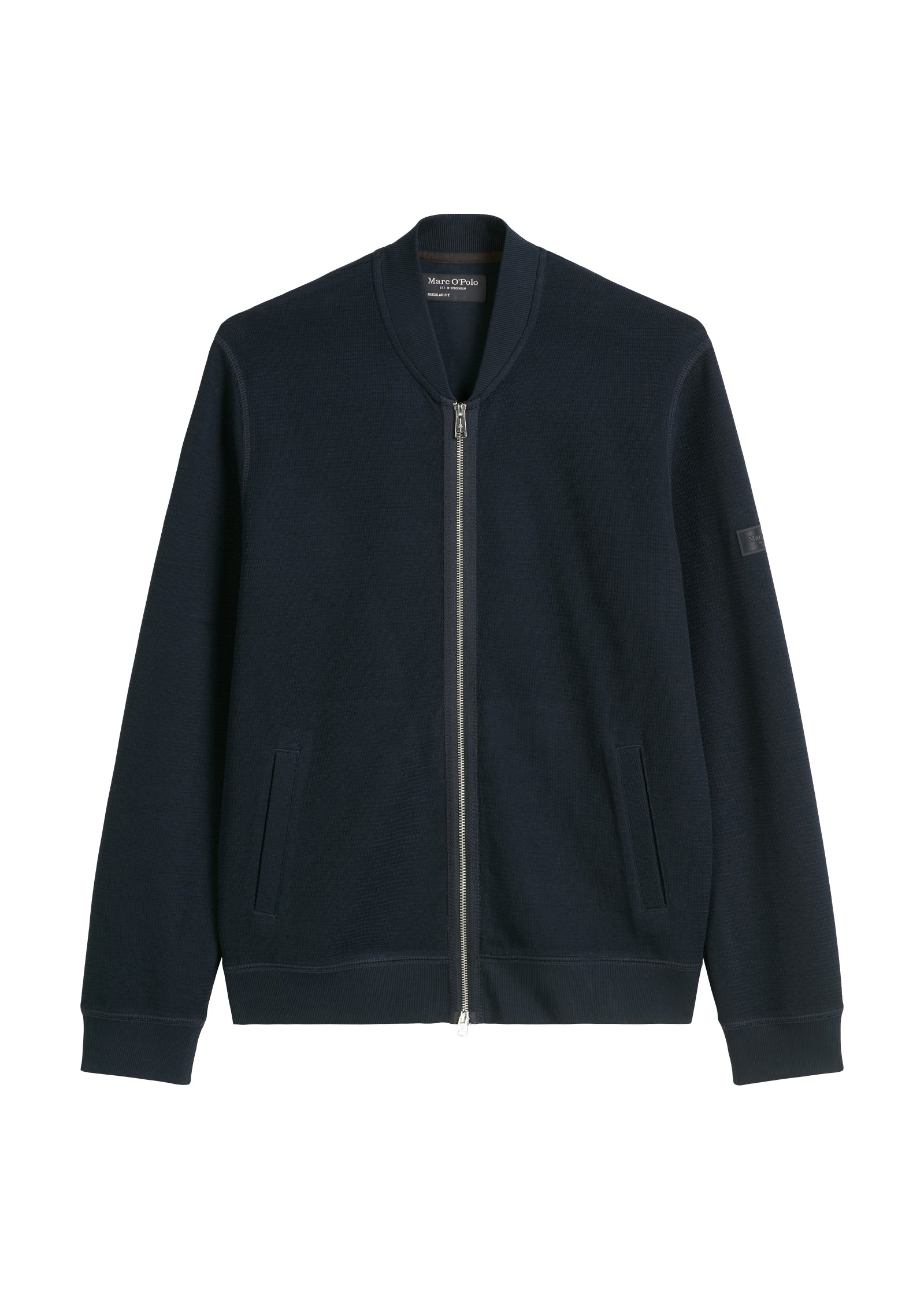 Sweatjacke - Collegekragen