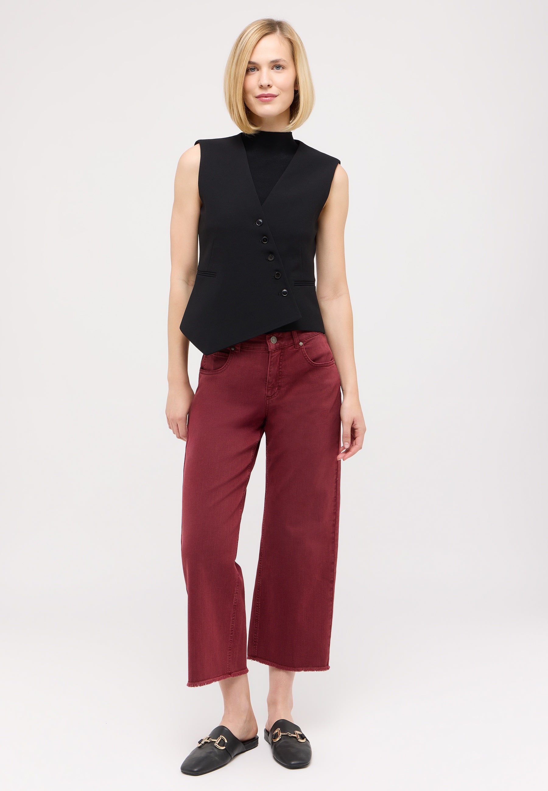 Jeans -  LINN FRINGE - Culotte