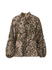 Schluppenbluse - Leo-Print