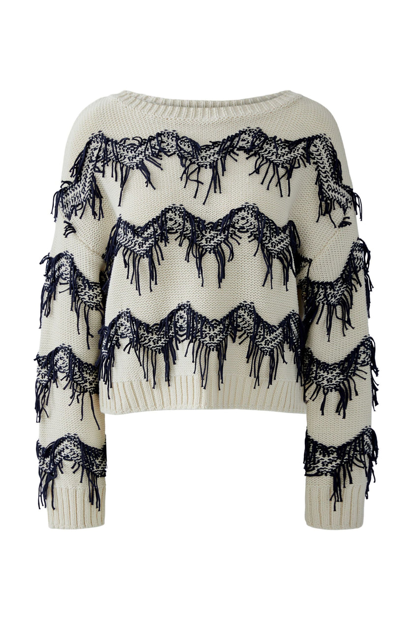 Pullover - Fransenbesatz