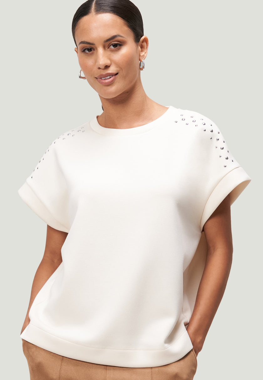 Sweatshirt - Nietenbesatz