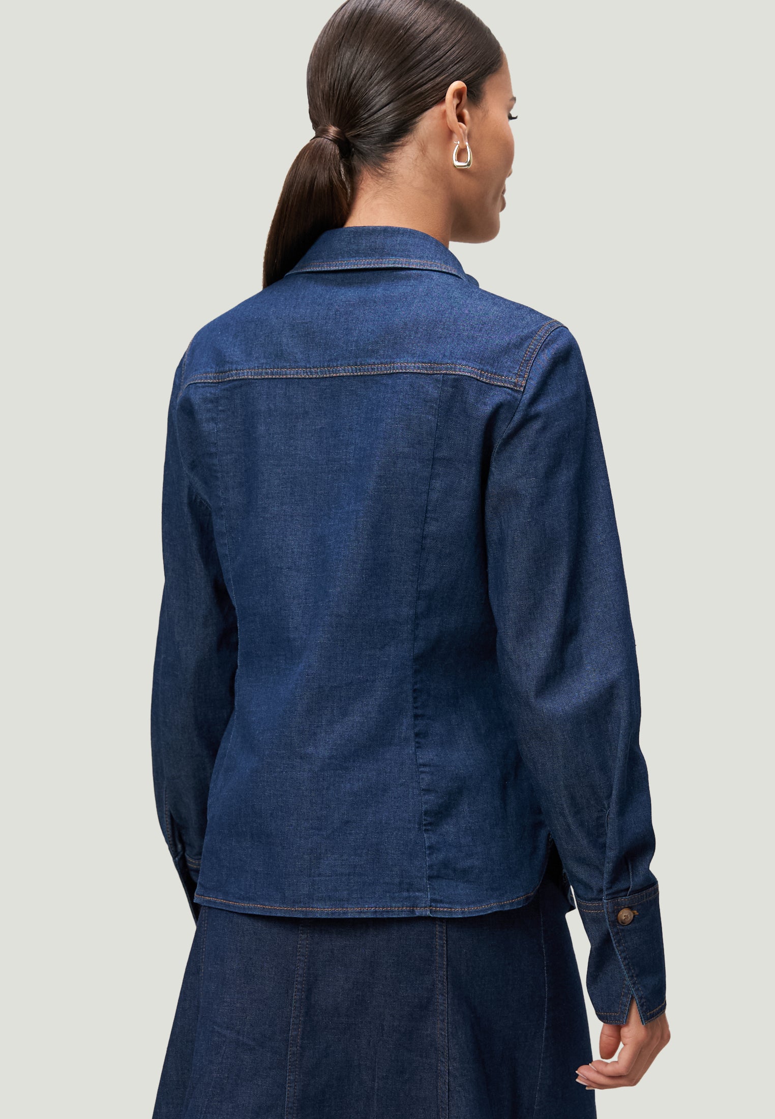 Jeansbluse - Regular Fit