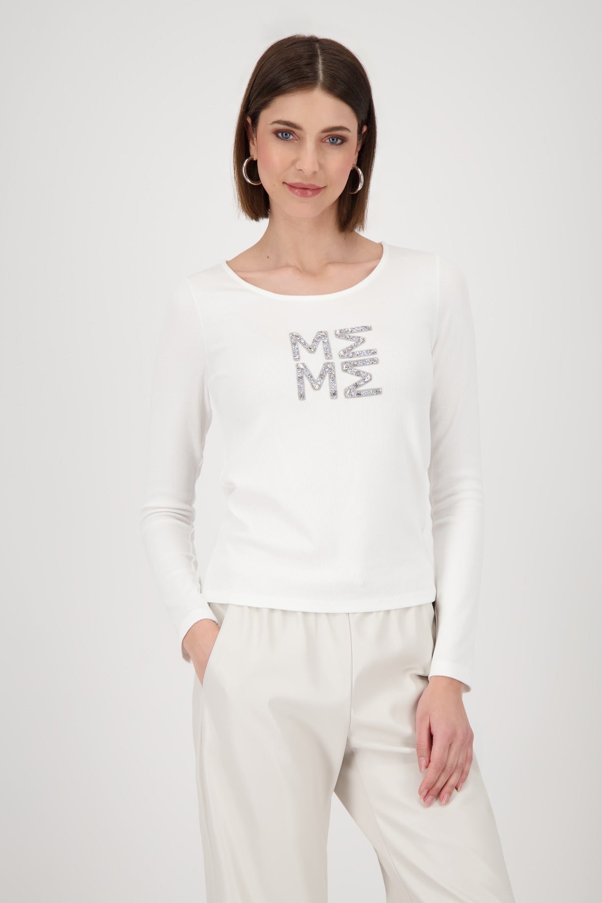 Langarmshirt - Wordingprint