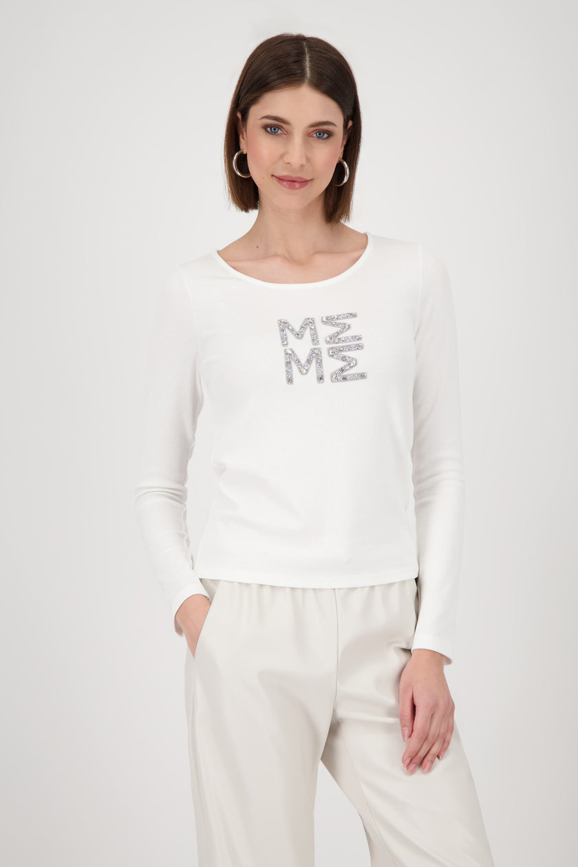 Langarmshirt - Wordingprint