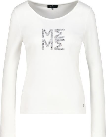 Langarmshirt - Wordingprint