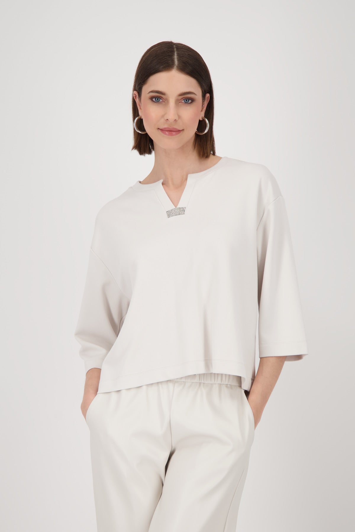 Sweatshirt - Strassbesatz