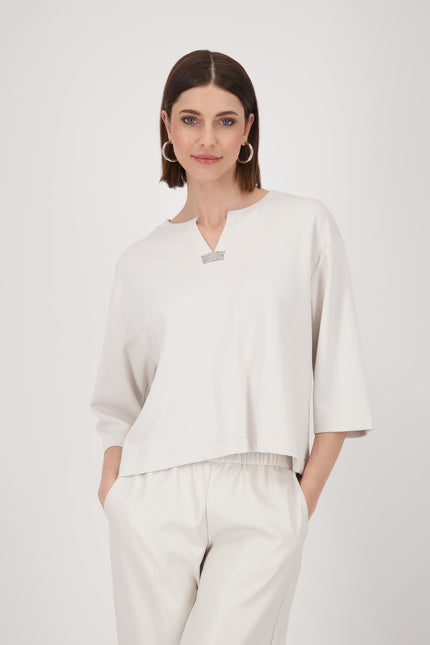 Sweatshirt - Strassbesatz