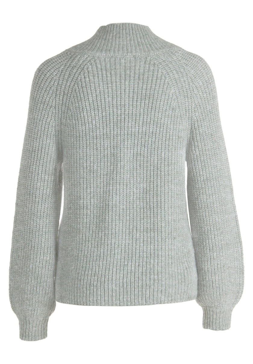 Strickpullover - Stehkragen