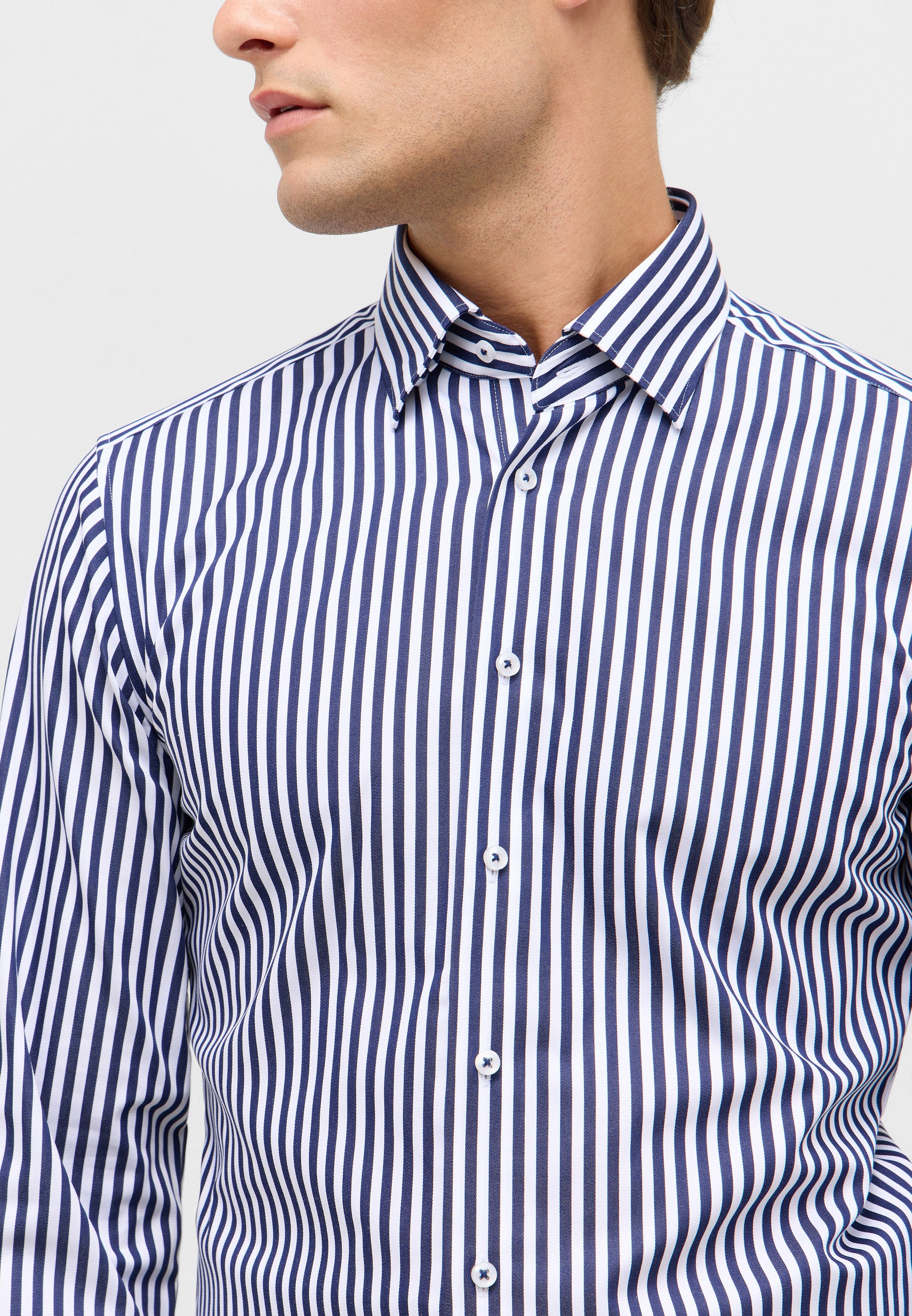 Cityhemd - Satin-Optik